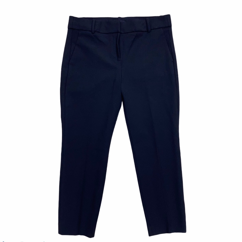J Crew 12 Black Cameron Slim Crop Pant